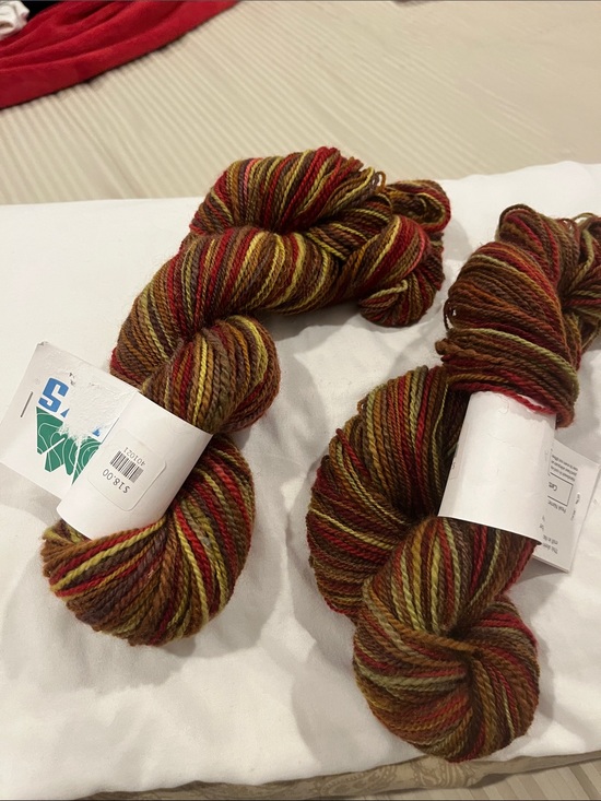 Silver Threafs Holden Needles Other - Hand-Dyed Multicolor Wool Yarn - Autumn Blend